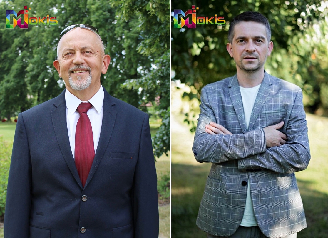 fotografia byłego i obecnego dyrektora MOKIS