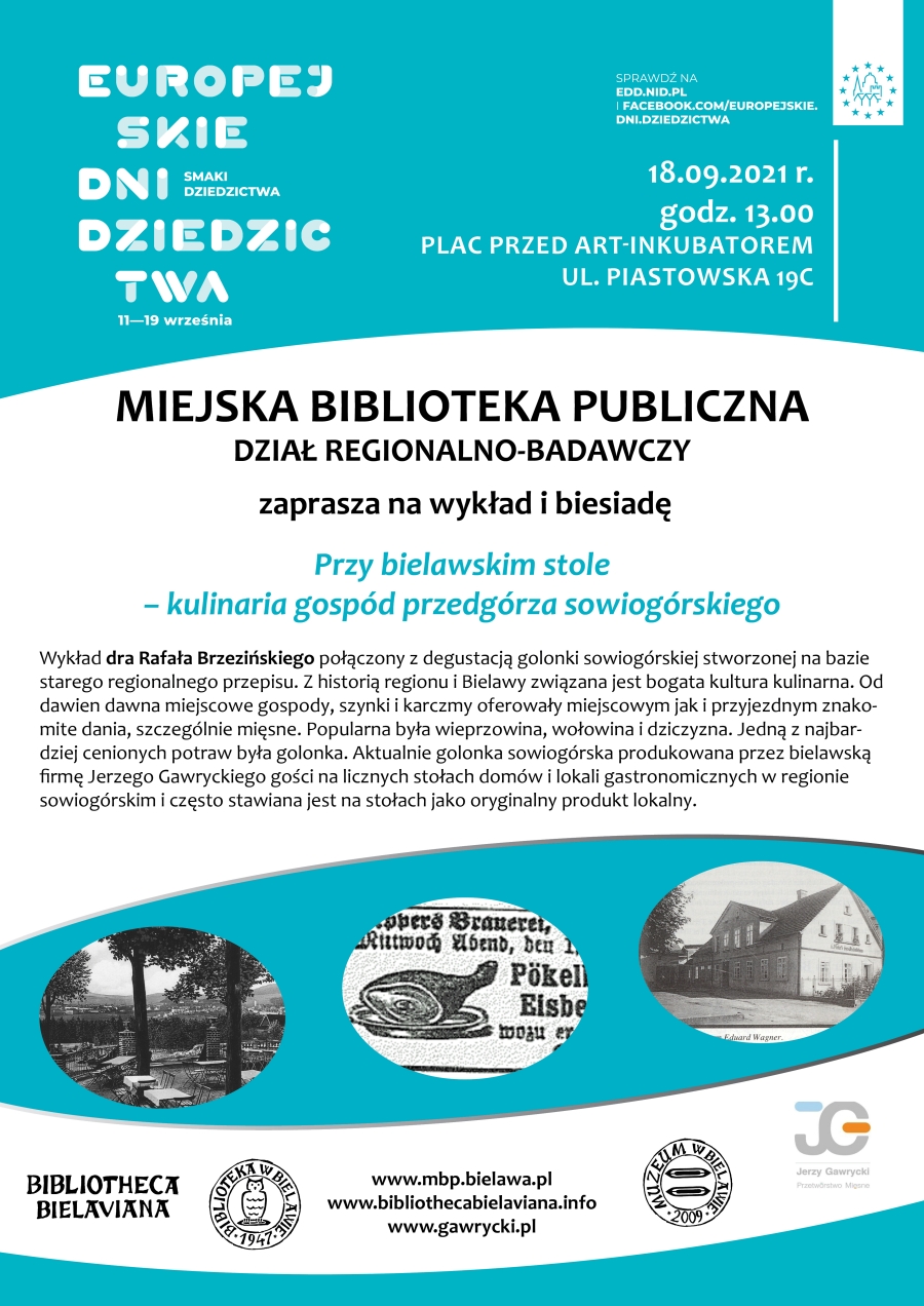Afisz z informacjami na temat wydarzenia