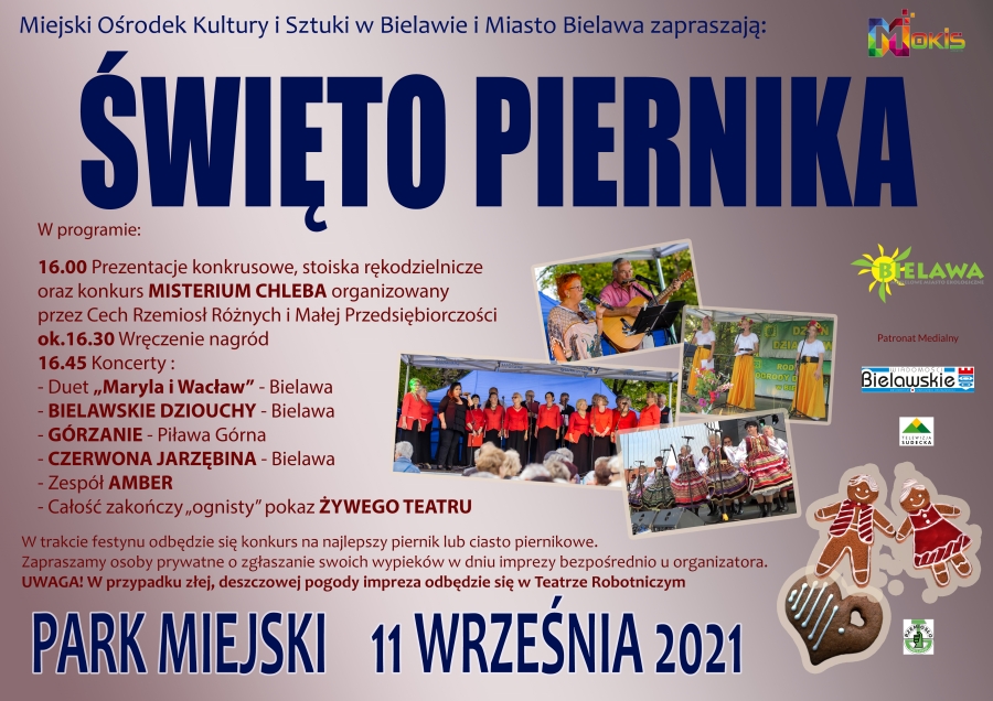 Afisz z informacjami na temat wydarzenia
