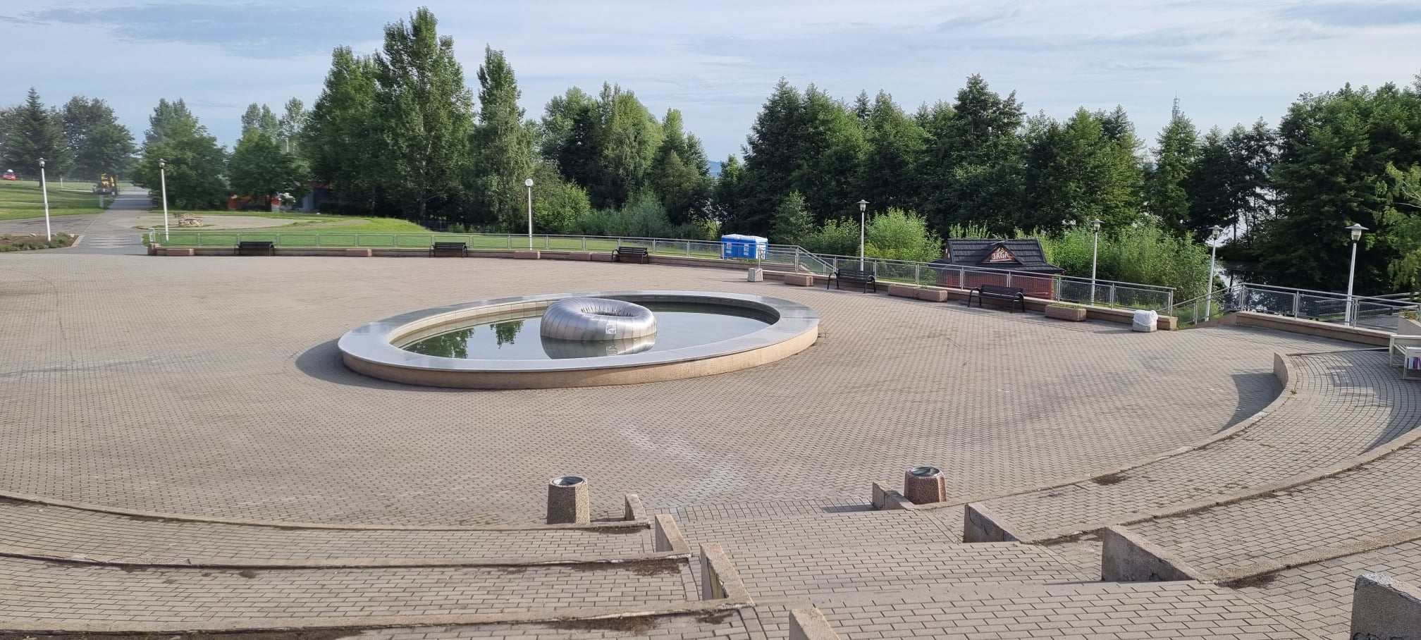 amfiteatr Campingu Sudety przykładowe miejsce modernizacji lamp