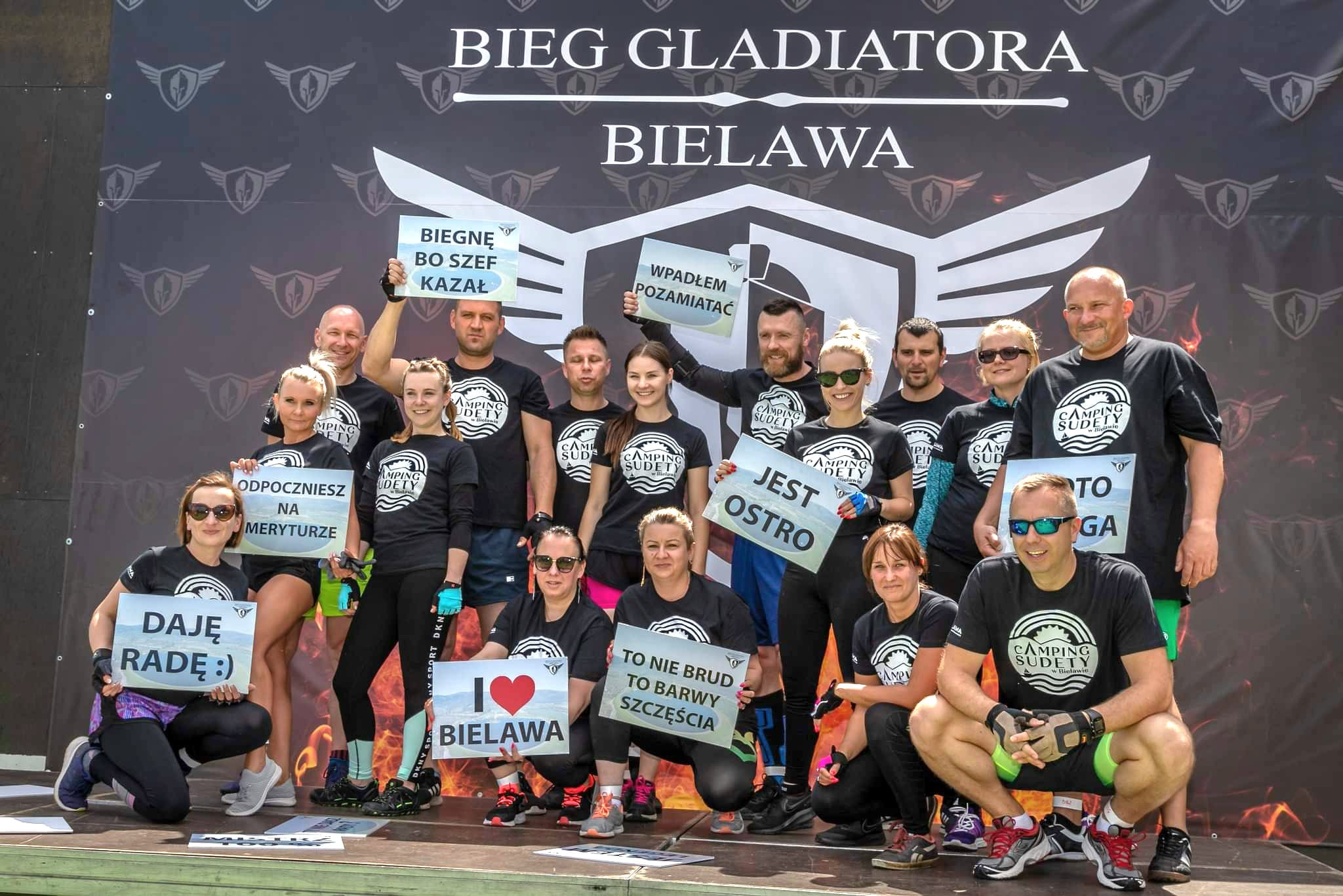 zespół urzędu miejskiego na biegu gladiatora