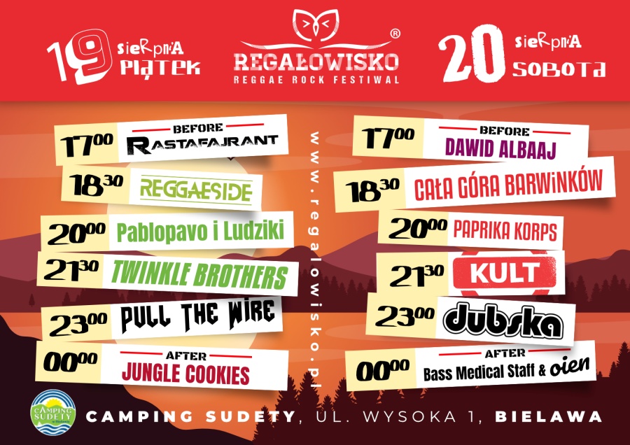 Regałowisko - plakat informacyjno-promocyjny