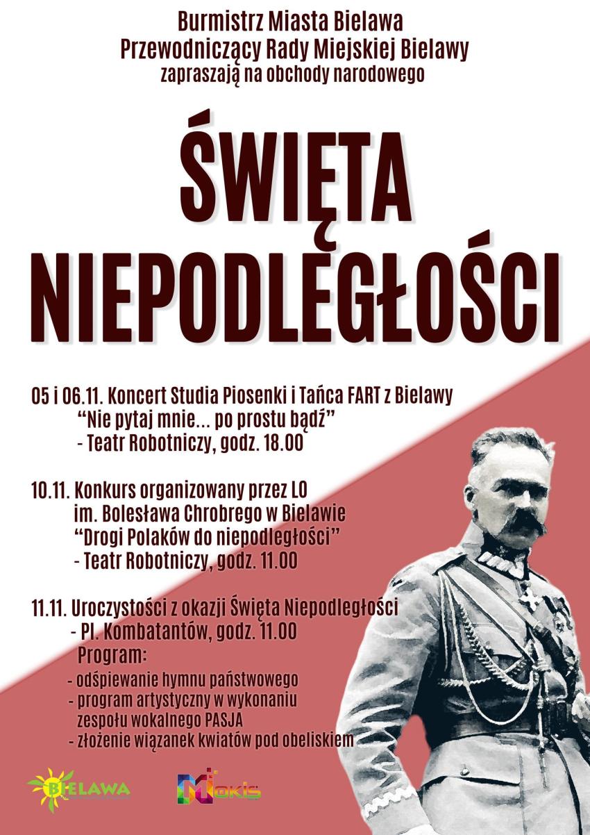 Afisz z informacjami