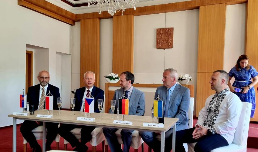 Spotkanie przedstawicieli miast partnerskich w Kostelcu