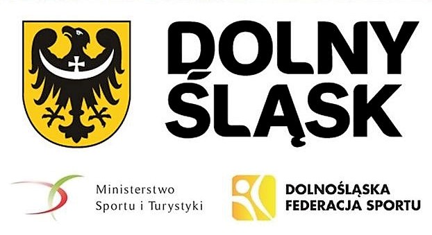 Logotypy UMWD oraz Dolnośląskiej Federacji Sportu