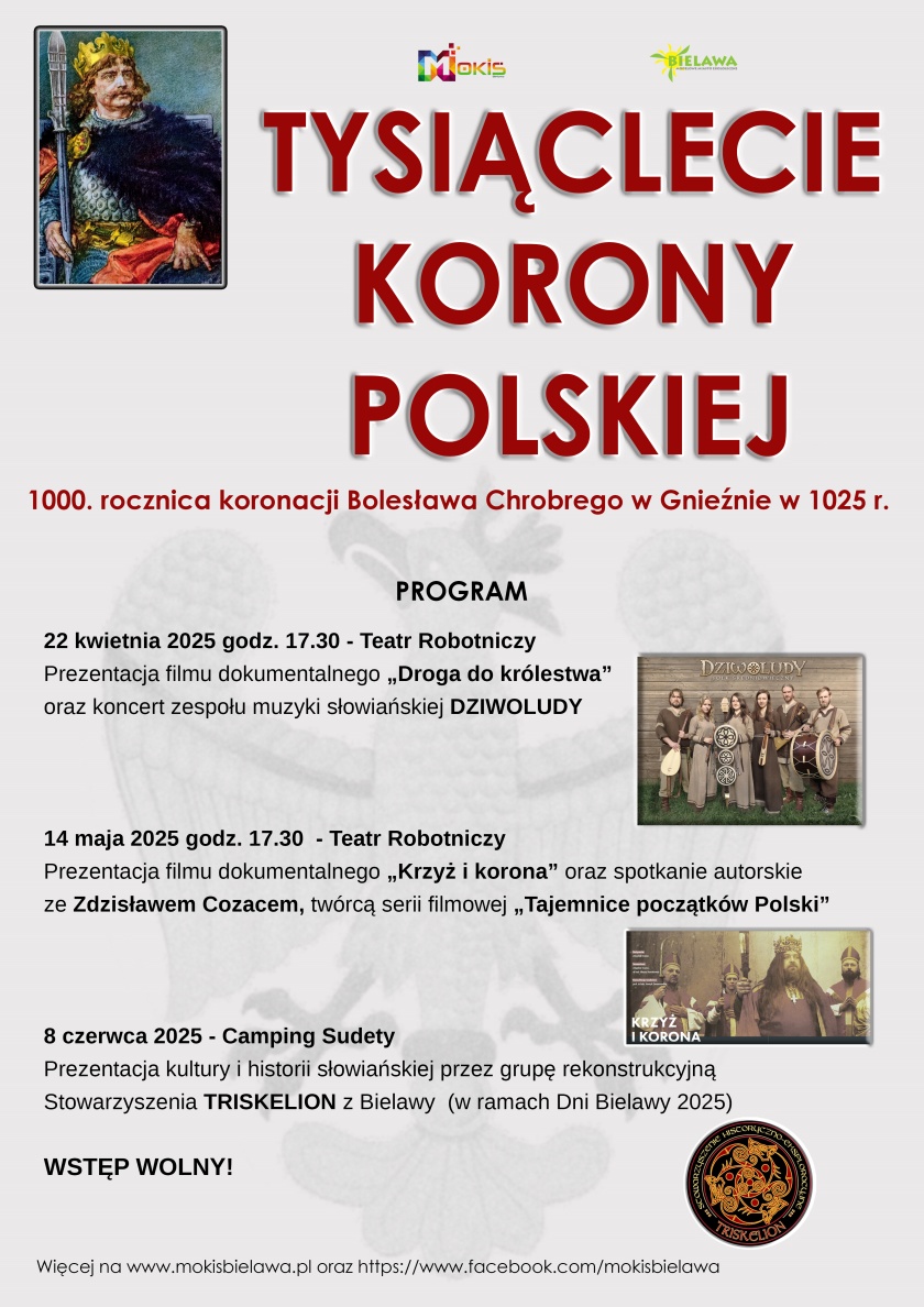 Afisz z informacjami
