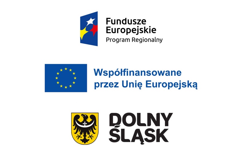 Logotypy programu Fundusze Europejskie dla Dolnego Śląska 2021-2027