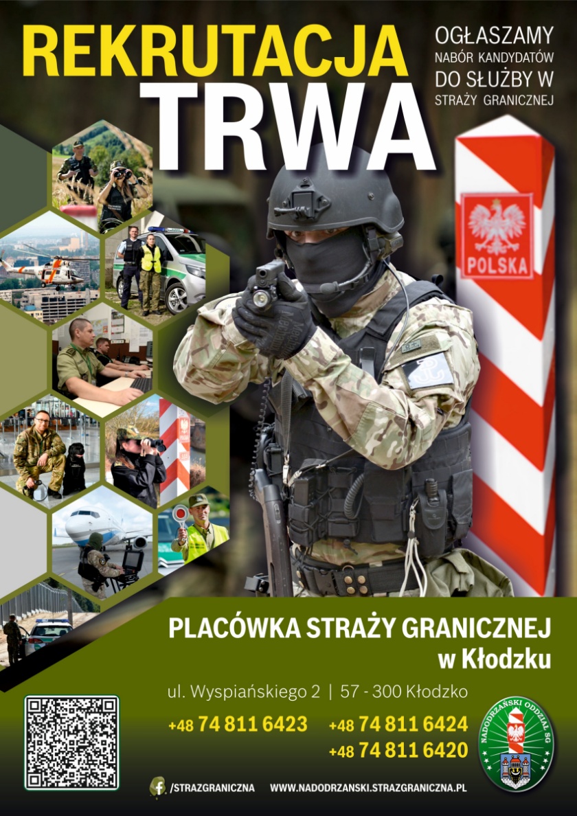 Afisz z informacjami