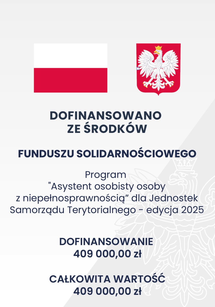 Afisz promocyjno-informacyjny programu