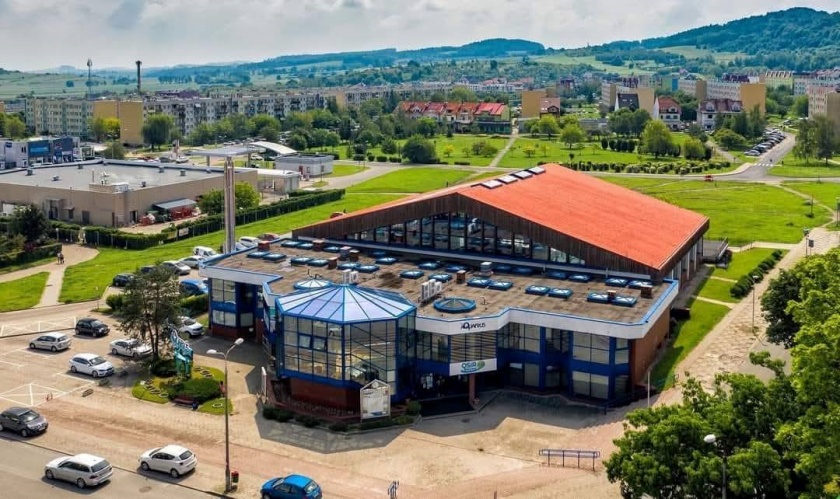 Pływalnia Miejska AQUARIUS z lotu ptaka