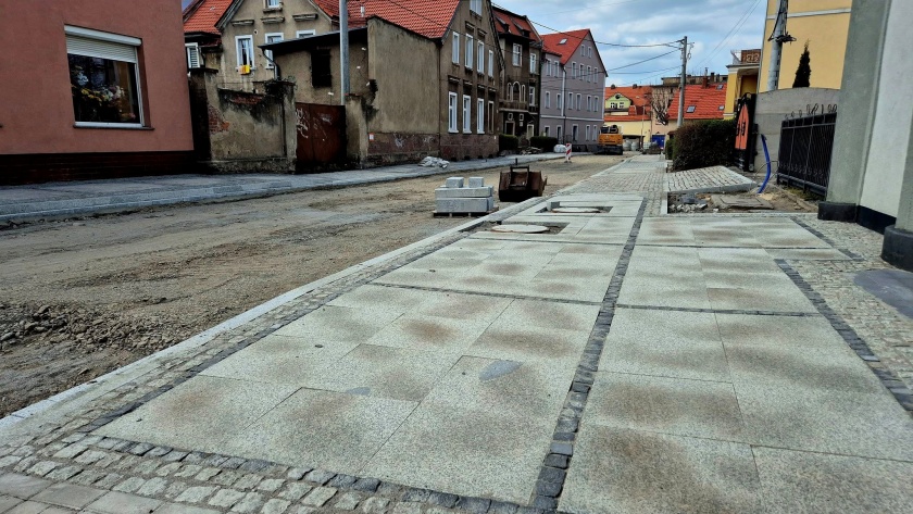Remontowana ulica Szkolna