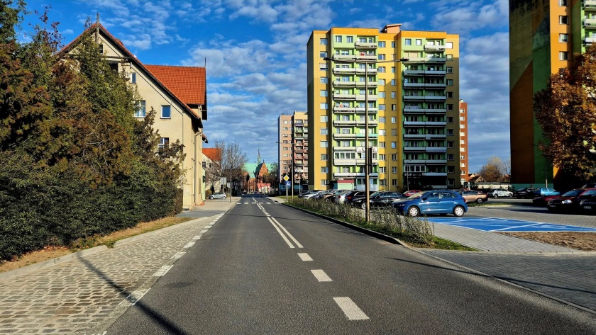 Przebudowana ul.  Stefana Żeromskiego